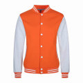 Maßgeschneiderte klassische Varsity-Baseballjacke mit Druckknopf